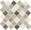 Daltile Decorative Accents 11" x 13"-Natural Stone Mosaic-Daltile-Blanc Et Beige-11" x 13"-State Tile