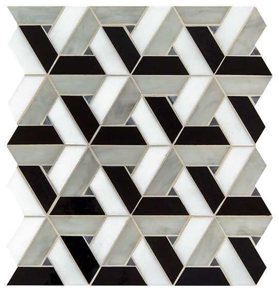 Daltile Vivify 13" x 14.75"-Glass Mosaic-Daltile-Twilight-13" x 14.75"-State Tile