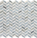 American Olean Candora 11.81" x 12"-Natural Stone Mosaic-American Olean-White & Blue Blend-11.81" x 12"-State Tile