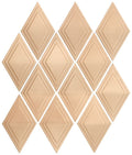 Marazzi GeoMetal Harlequin 2 x 5 11.25" x 13.25"-Metal Mosaic-Marazzi-Champagne Gold-11.25" x 13.25"-State Tile
