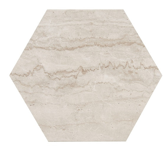 American Olean Mythique Marble Hexagon 7.88" x 9.13"-Porcelain Tile-American Olean-Botticino-7.88" x 9.13"-State Tile