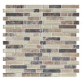 American Olean Color Appeal 5/8" 11.75" x 12.5"-Glass & Stone Mosaic-American Olean-Pebble Beach-11.75" x 12.5"-State Tile