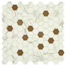 Daltile Uptown Glass 11.5" x 11.75"-Glass Mosaic-Daltile-Posh Chiffon-11.5" x 11.75"-State Tile