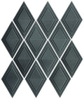 Marazzi GeoMetal Harlequin 2 x 5 11.25" x 13.25"-Metal Mosaic-Marazzi-Gunmetal-11.25" x 13.25"-State Tile