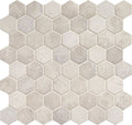 Daltile Vintage Hex 11" x 12"-Glass Mosaic-Daltile-Wisdom White-11" x 12"-State Tile