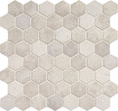 Daltile Vintage Hex 11" x 12"-Glass Mosaic-Daltile-Wisdom White-11" x 12"-State Tile