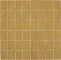 Daltile Revalia 11.75" x 15.62"-Ceramic Mosaic-Daltile-Mustard-11.75" x 15.62"-State Tile