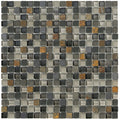 Marazzi Crystal Stone II 12" x 12"-Stone & Glass Mosaic-Marazzi-Slate-12" x 12"-State Tile