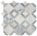 Daltile Sublimity 11" x 11"-Natural Stone Mosaic-Daltile-Cirrus Storm Honed-11" x 11"-State Tile