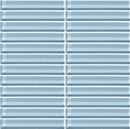 Daltile Color Wave Classic Color 1 x 6 12" x 12"-Glass Mosaic-Daltile-Blue Lagoon-12" x 12"-State Tile