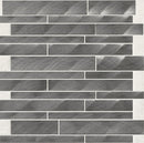 Daltile Structure 12" x 12"-Metal Mosaic-Daltile-Gunmetal-12" x 12"-State Tile