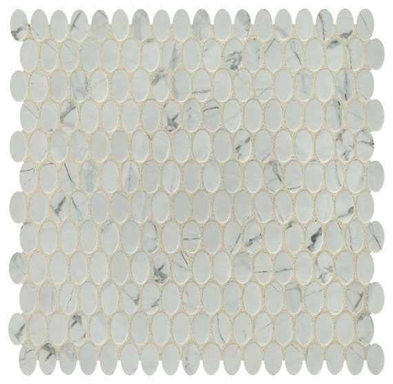Daltile Statuette 11.75" x 11.63"-Glass Mosaic-Daltile-Silver Satin-11.75" x 11.63"-State Tile