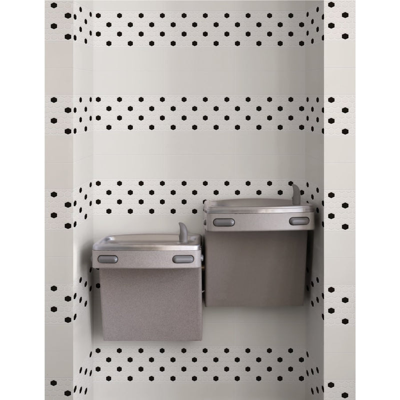 Daltile Color Wheel Mosaic HEX 1 11.5" x 14"-Ceramic Mosaic-Daltile-State Tile