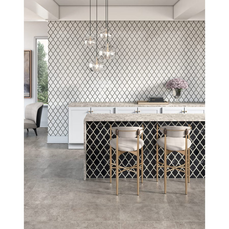 Daltile Lavaliere 14" x 14"-Natural Stone Mosaic-Daltile-State Tile
