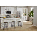 Daltile Lavaliere 12" x 12"-Natural Stone Mosaic-Daltile-Calacatta Gold Brass-12" x 12"-State Tile