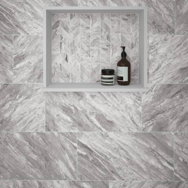 Daltile Marble Attache Lavish 7" x 14"-Porcelain Mosaic-Daltile-State Tile